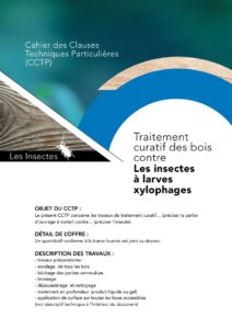 CCTP sur le traitetemnt des bois contre les larves xylophages
